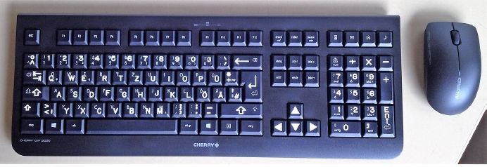 VG-20145 - 20146 Cherry Desktop DW-3000 schwarz-weiß oder andere Farbvariante VG-20145 - 20146 Cherry Desktop DW-3000 schwarz-weiß oder andere Farbvariante